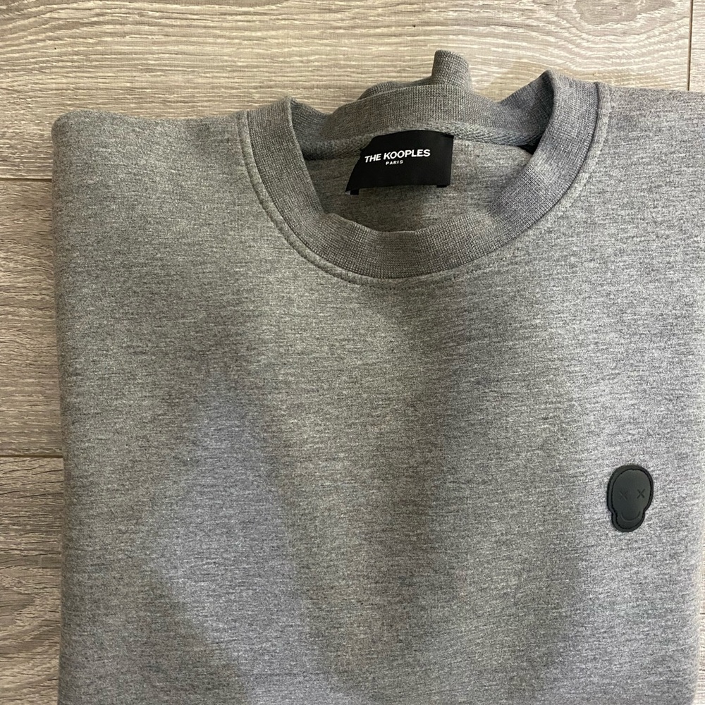 The Kooples Grey Sweatshirt size: Large